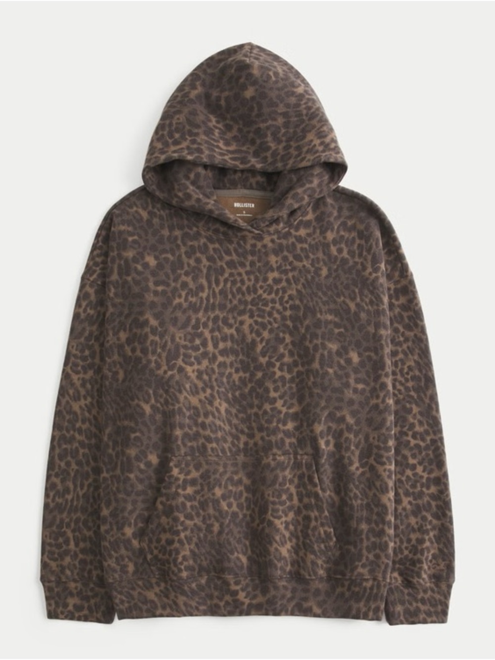 Hollister Cheetah Oversized Hoodie